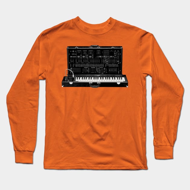 ARP 2600 Analog Synthesizer Long Sleeve T-Shirt by DankFutura